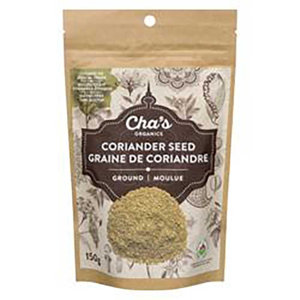 Cha's Organics Ground Coriander Seed, 150 G -- 6 Per Case