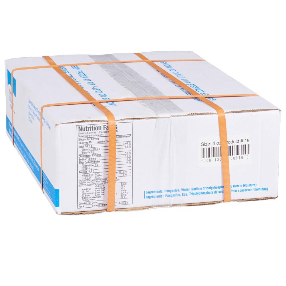 Oceanic 4 Oz Iqf Basa Fillet, 4.54 Kg