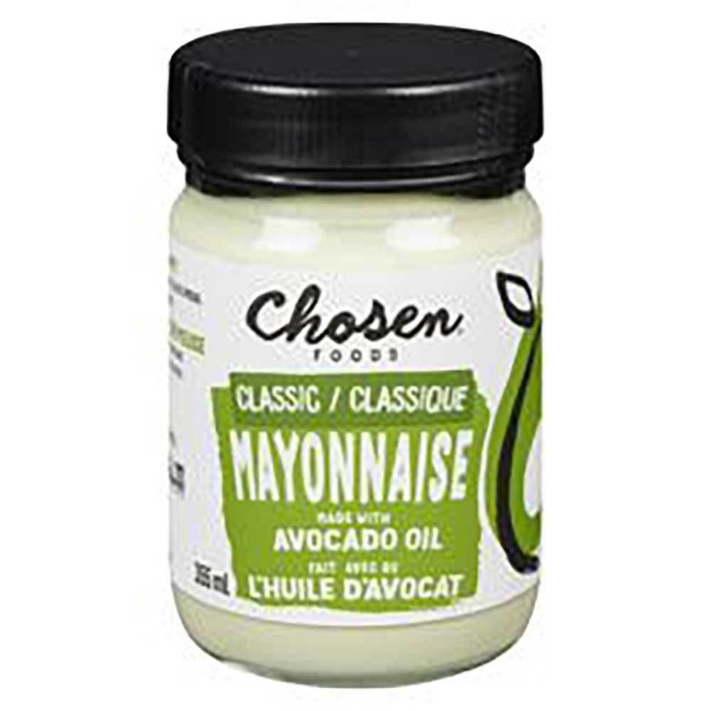 Chosen Foods Mayonnaise Classique À L'huile D'avocat, 355 Ml -- 6 Par Boîte
