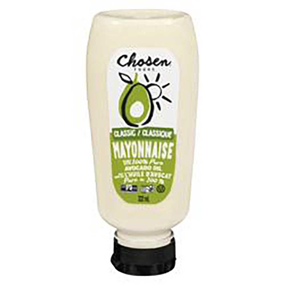 Chosen Foods Mayonnaise Classique À L'huile D'avocat, 332 Ml -- 6 Par Boîte