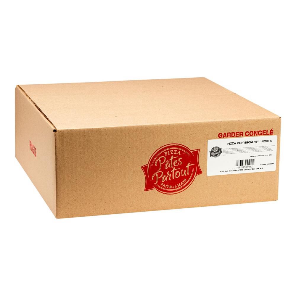 Pate Partout 16 In Pepperoni Cheese Pizza, 1.05 Kg -- 6 Per Case