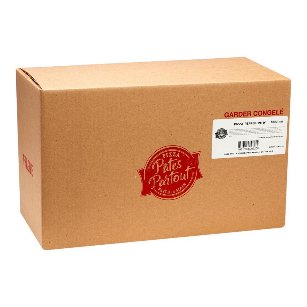Pate Partout 9 In Pepperoni Cheese Pizza, 432 G -- 20 Per Case