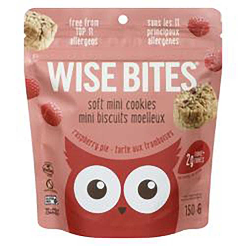 Wise Bites Mini-biscuits Moelleux À La Tarte Aux Framboises, 150 G -- 8 Par Boîte