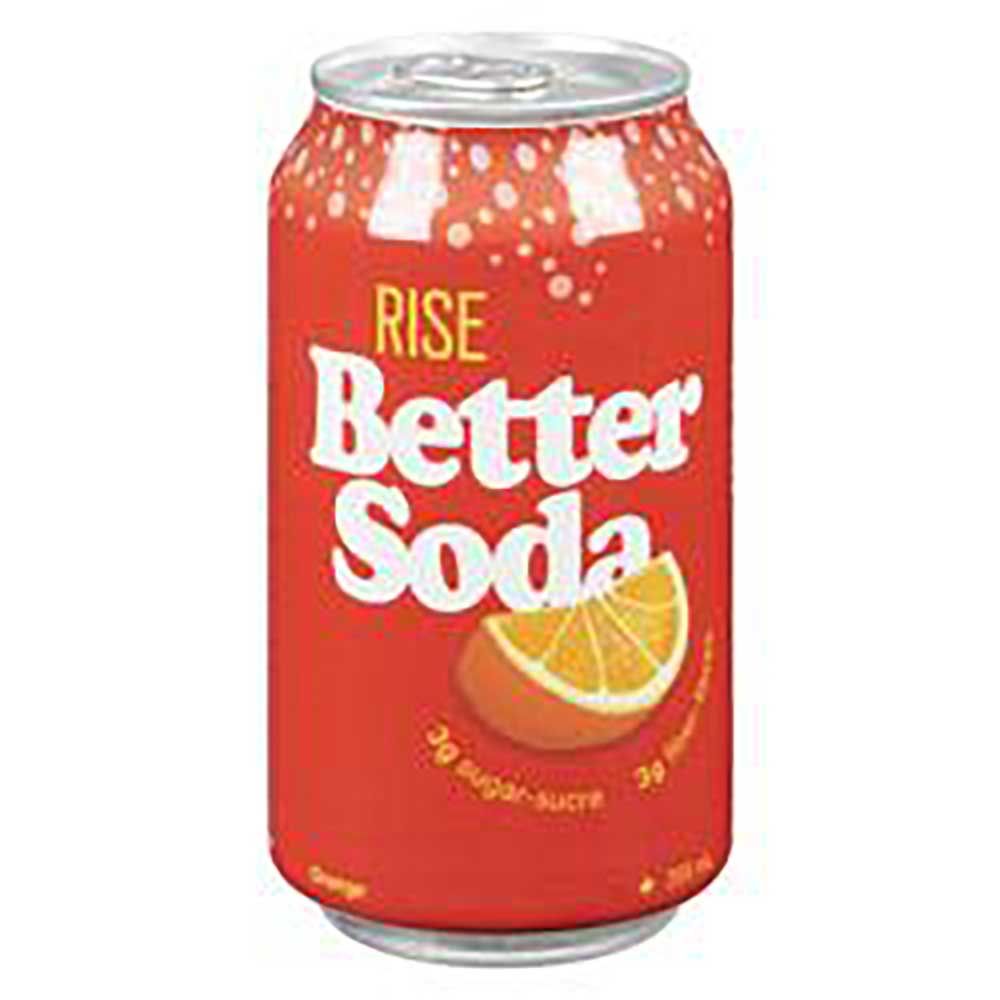 Rise Soda À L'orange Better, 355 Ml -- 12 Par Caisse