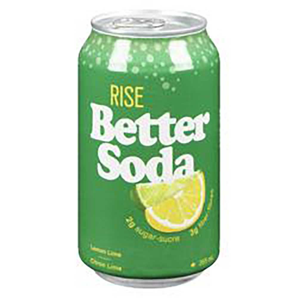 Rise Soda Citron-lime Better, 355 Ml -- 12 Par Caisse