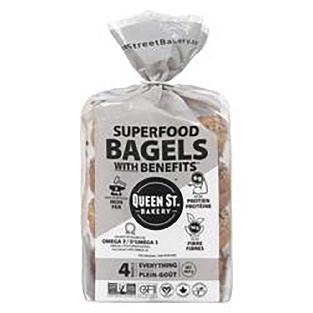 Superfood Bagels Everything Bagel, 464 G -- 5 Per Case