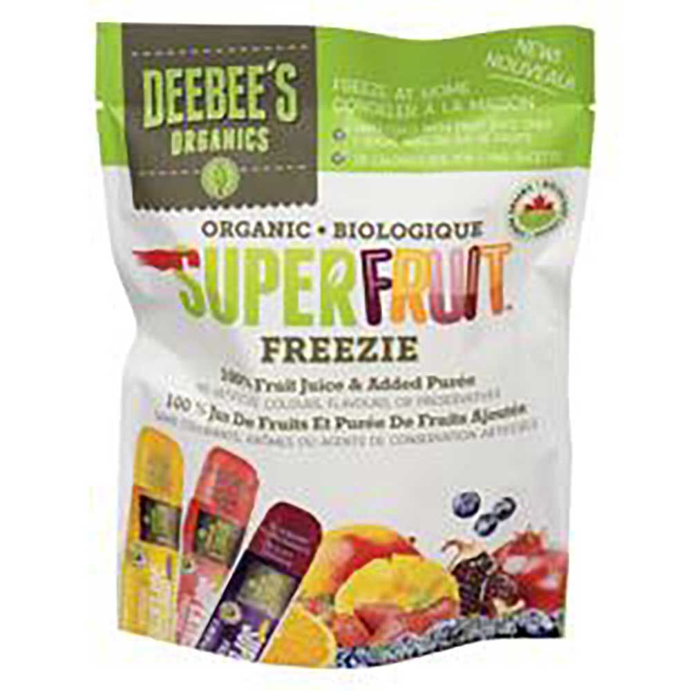 Deebee's Organics Superfruit Freezie Pops, 400 Ml -- 14 Per Case