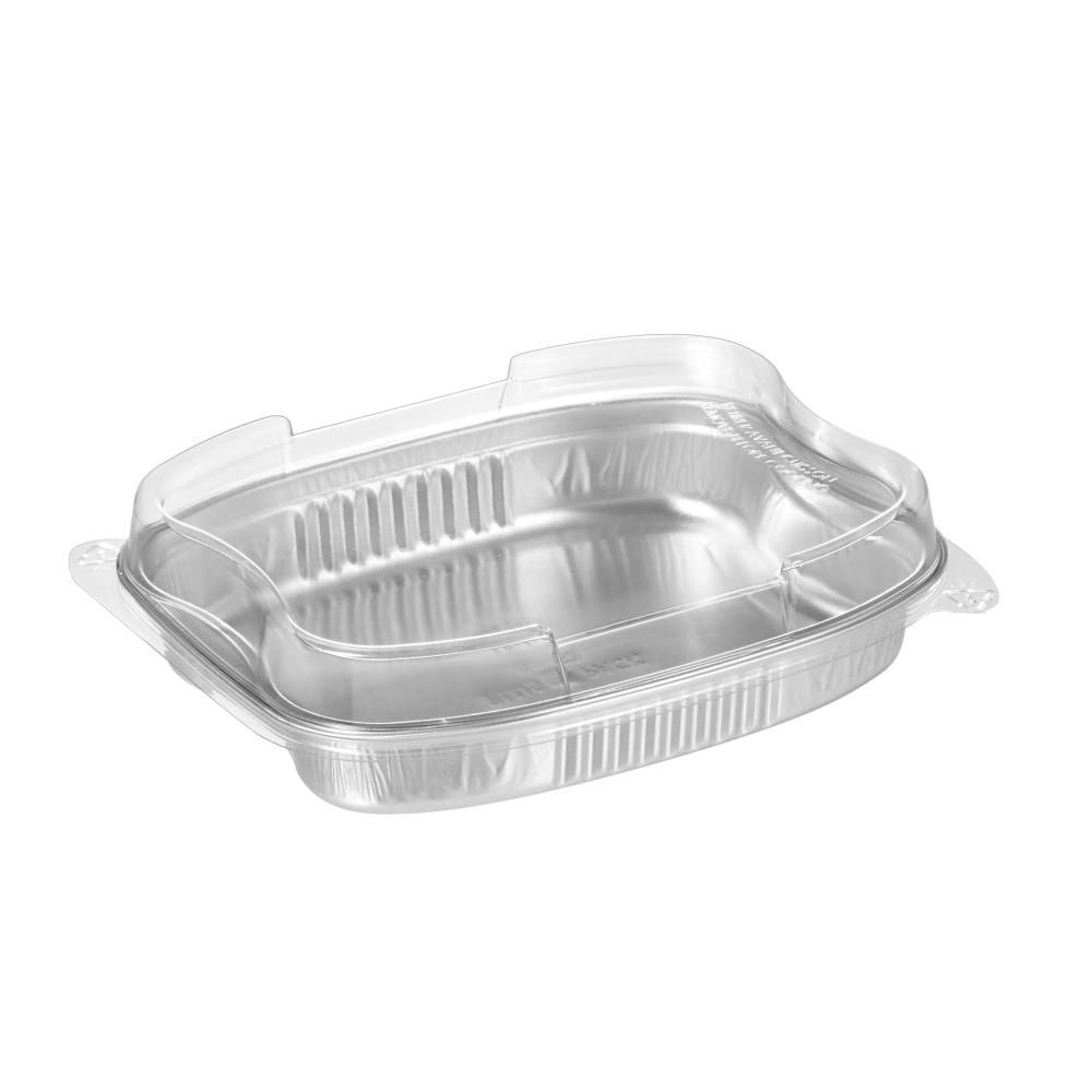 Talthi Aluminum Rectangular Microwave Container - Combo -- 300 Per Case
