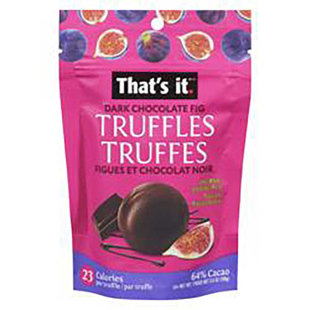 That's It. Organic Dark Chocolate Fig Truffles, 100 G -- 6 Per Case