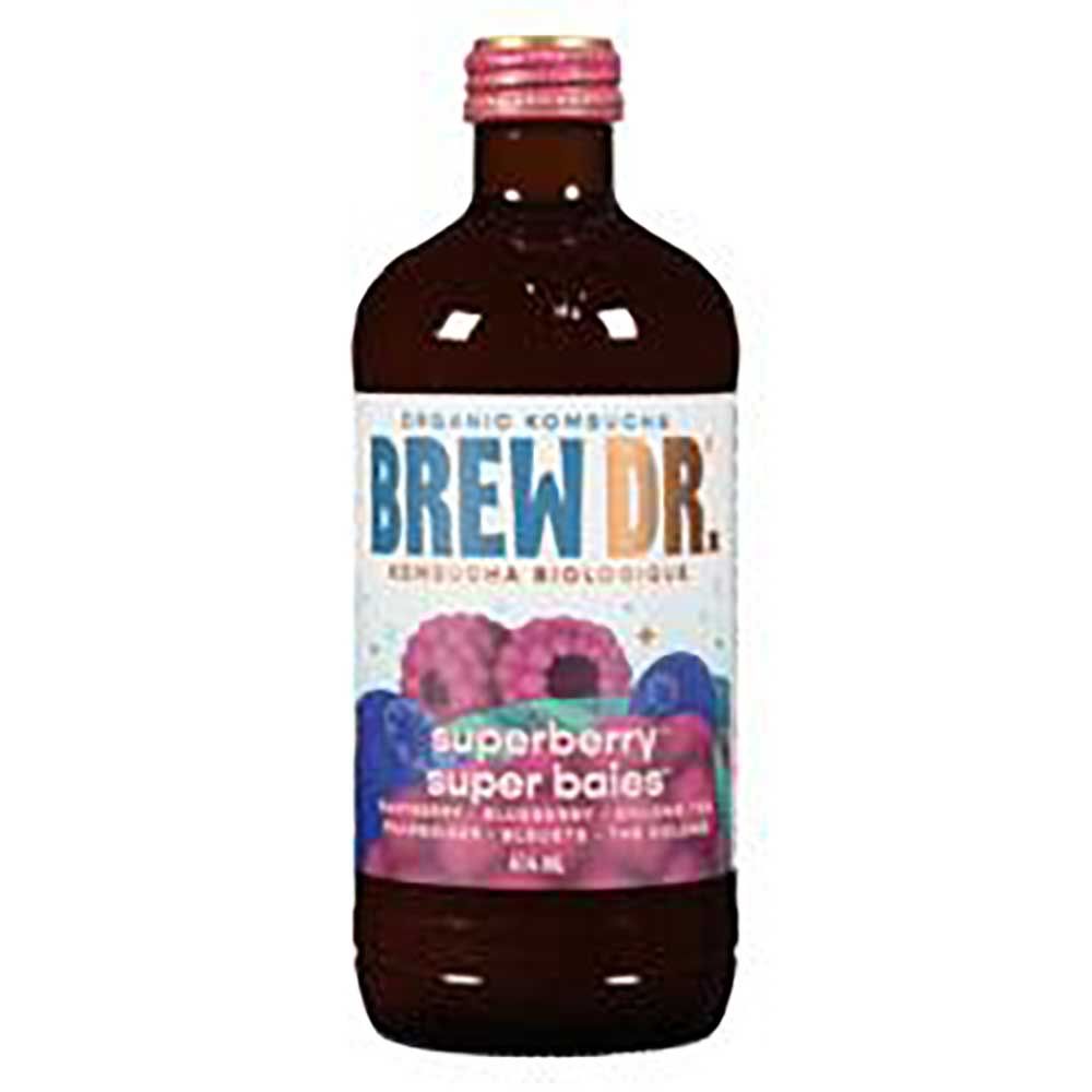 Brew Dr. Organic Superberry Kombucha, 414 Ml -- 12 Per Case