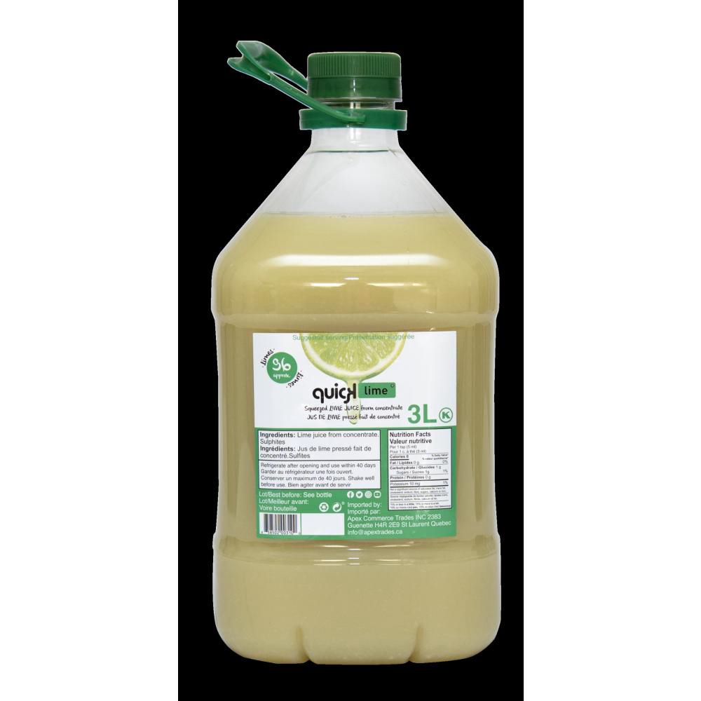 Quick Lime Juice, 3 L -- 4 Per Case