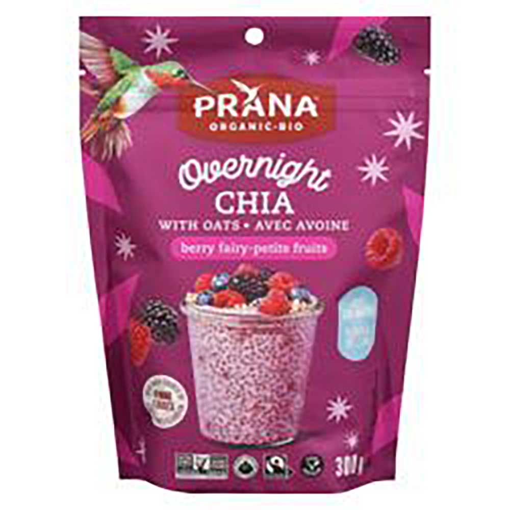 Prana Mélange Familial De Chia Et De Baies Pour La Nuit, 300 G -- 8 Par Boîte