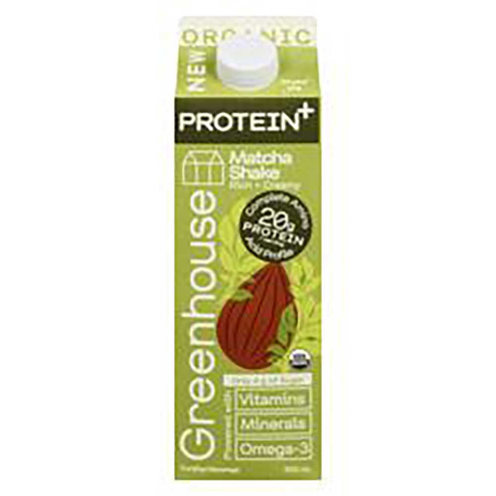 Greenhouse Matcha Protein Shake, 900 Ml -- 6 Per Case