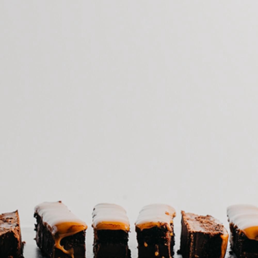 Martin Dessert Chocolate Caramel Strip Slab Cake -- 48 Per Case