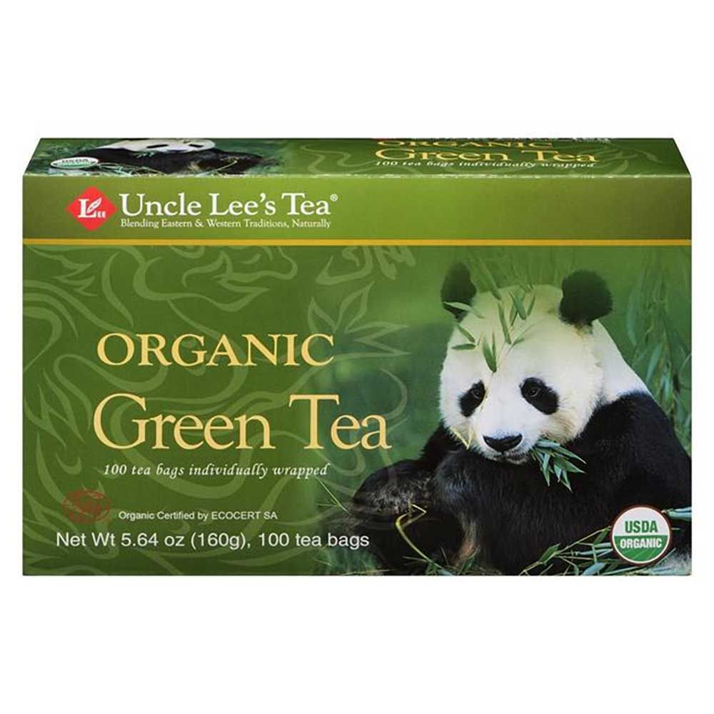 Uncle Lee's Tea Thé Vert Biologique, 100 Sachets De Thé -- 12 Par Boîte