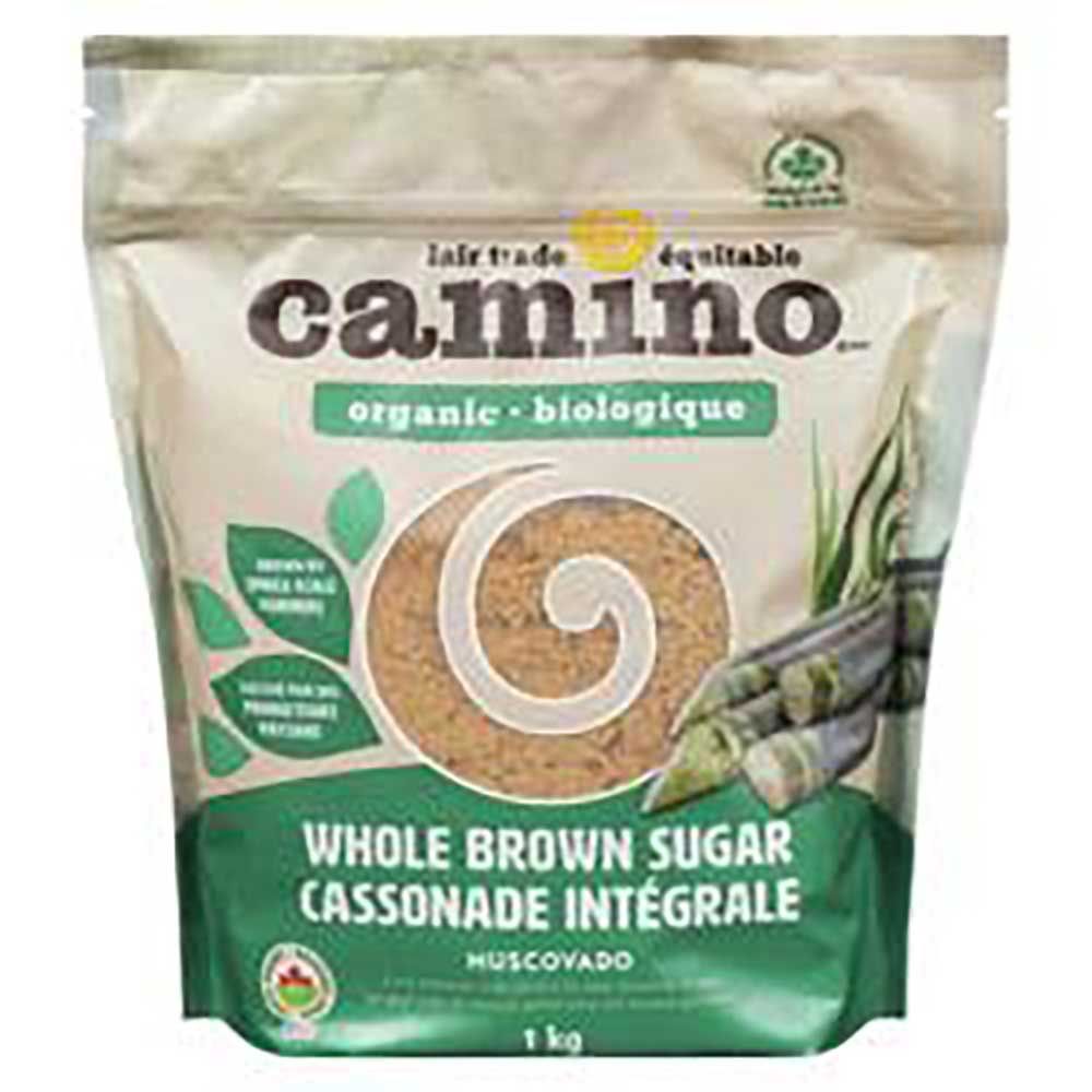 Cuisine Camino Organic Muscovado Whole Brown Sugar, 1 Kg -- 6 Per Case