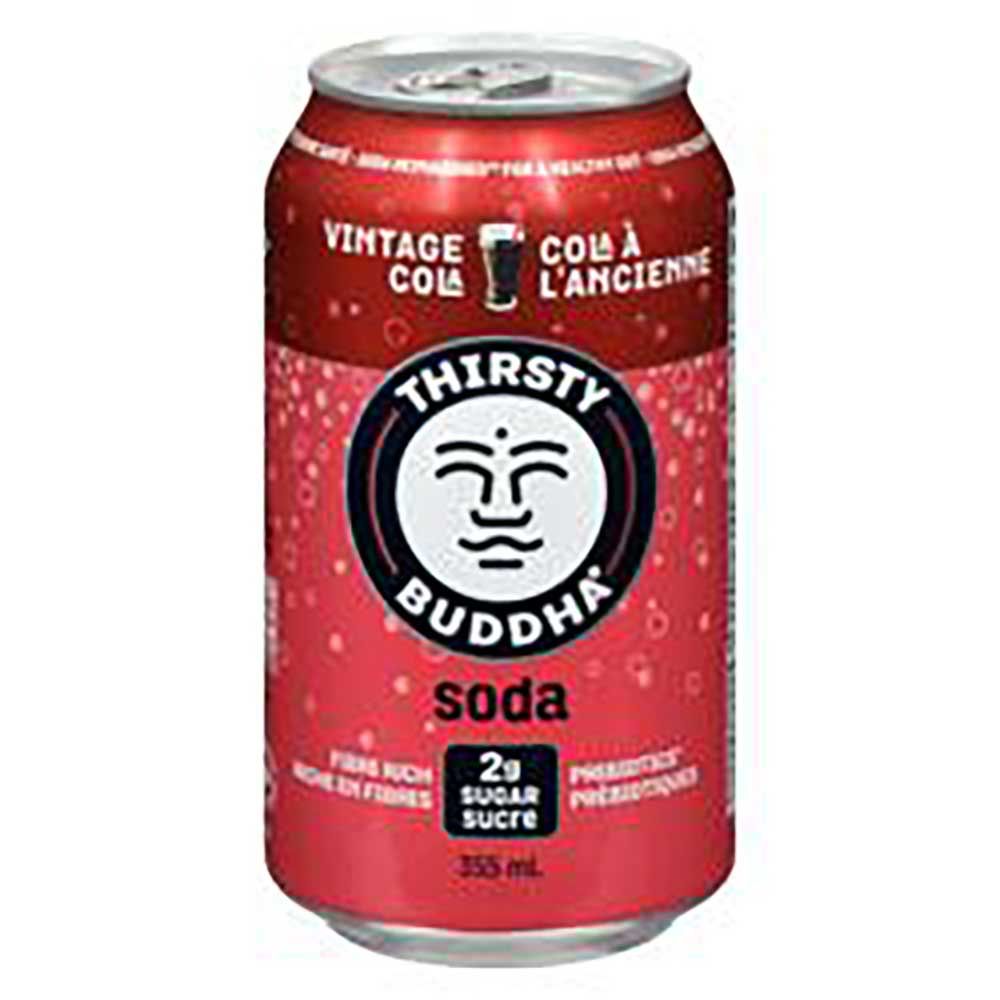 Thirsty Buddha Soda Cola Vintage, 355 Ml -- 12 Par Caisse