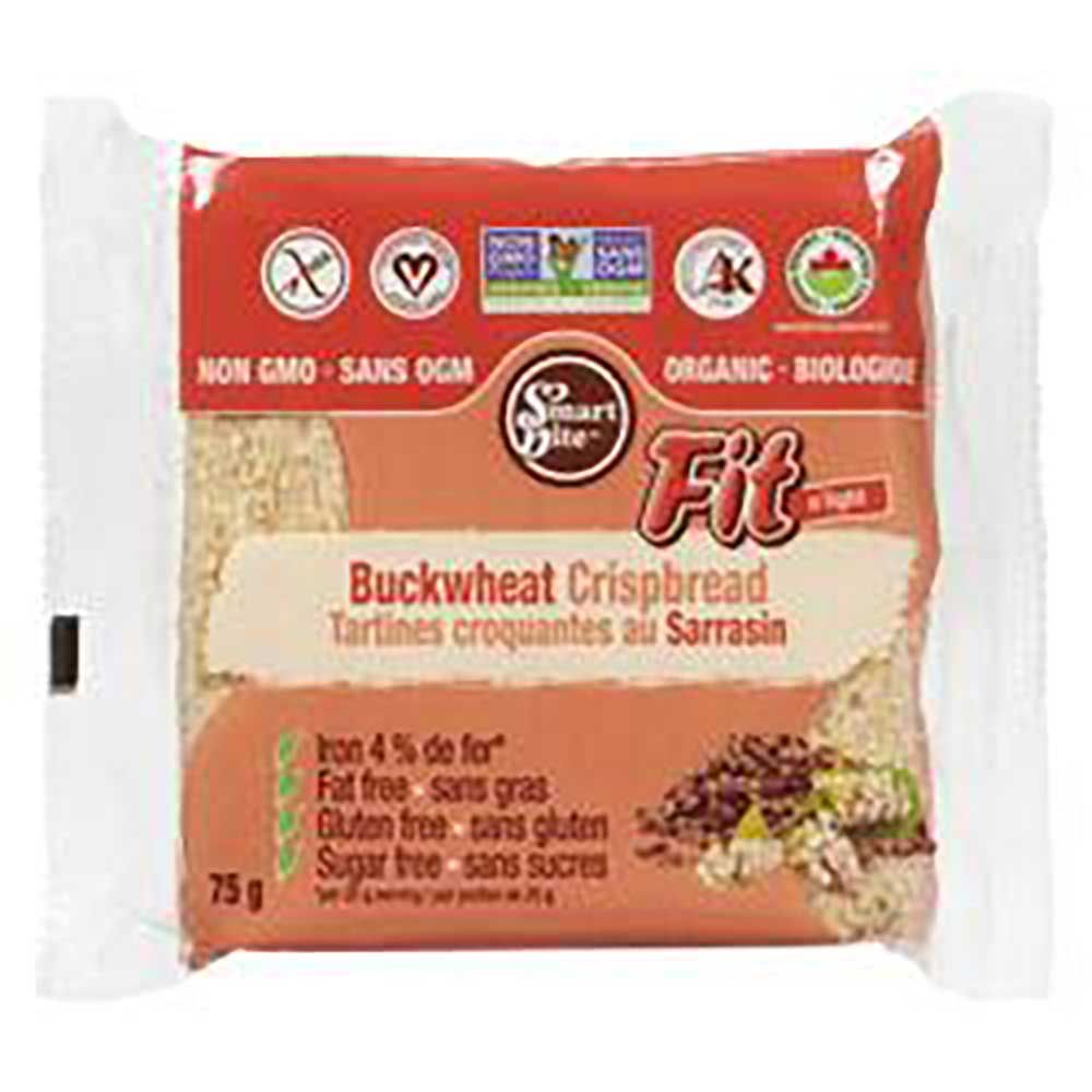 Smartbite Snacks Buckwheat Crispbread, 75 G -- 12 Per Case
