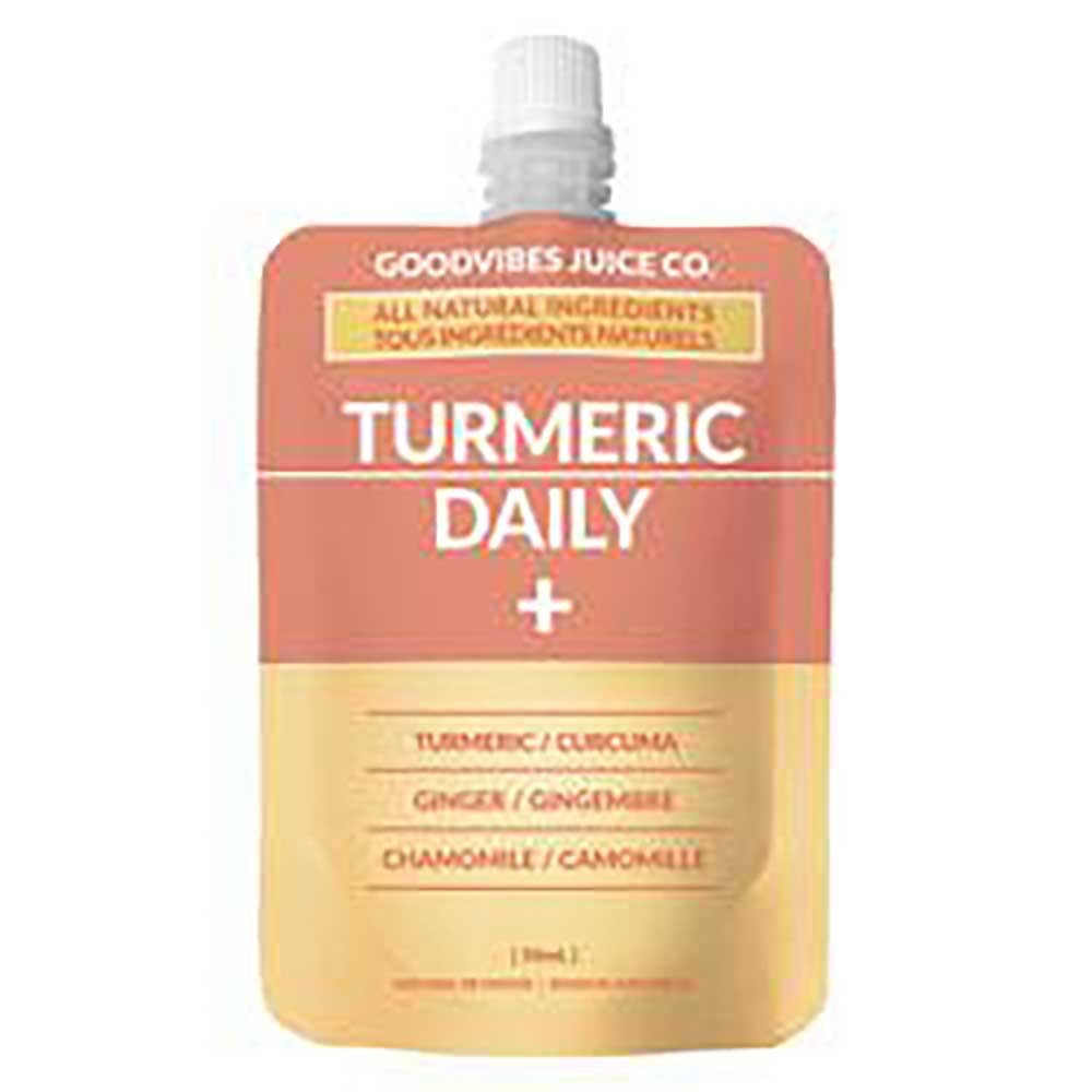 Goodvibes Juice Turmeric Daily Natural Beverage, 50 Ml -- 12 Per Case