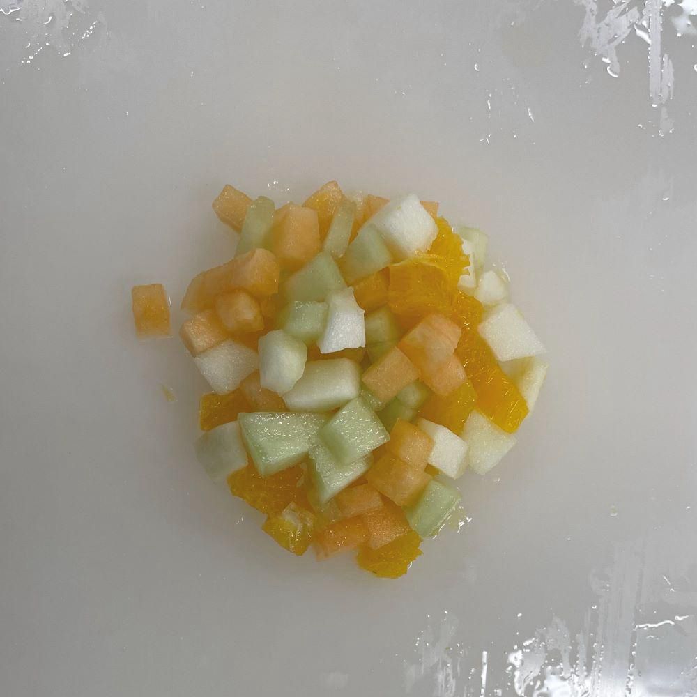 Salade Fruit Hop Melon M/cant/pom/orange