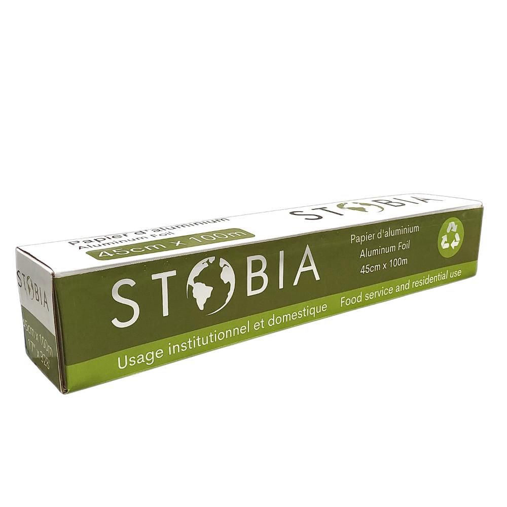 Stobia Feuille De Papier D'aluminium, 45 Cm X 100 M