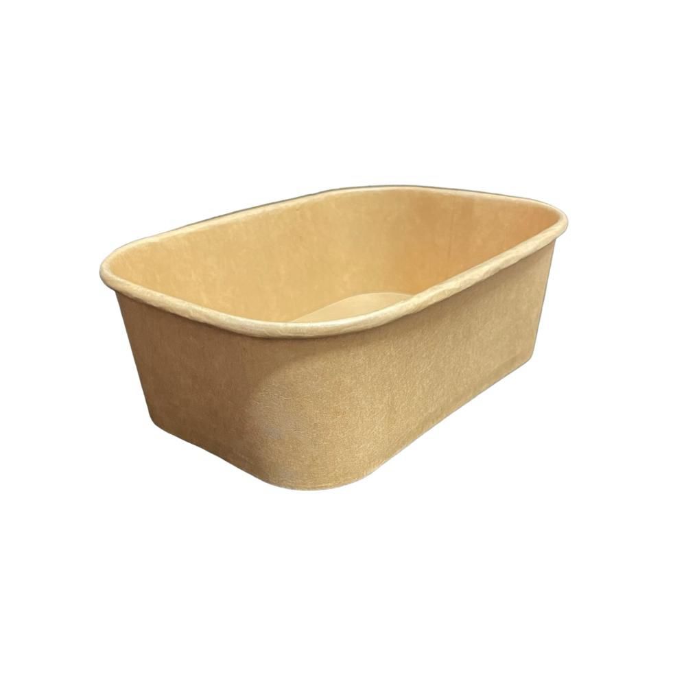 Serv-a Kraft Rectangular Container, 32 Oz Capacity -- 6 Per Case