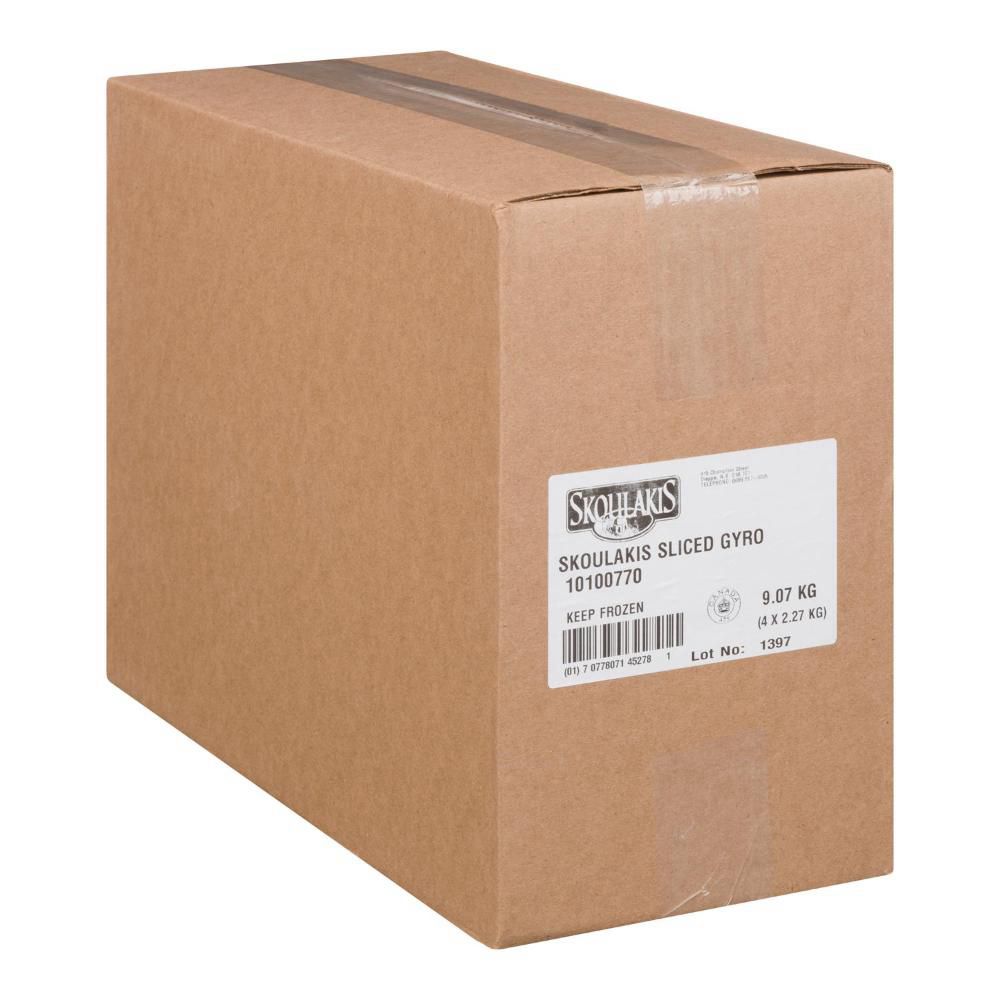 Skoulakis Beef Gyro Slices, 2.27 Kg -- 4 Per Case