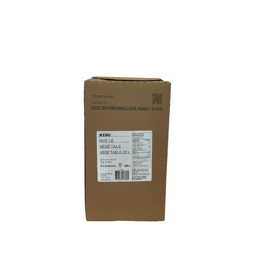 Menu Vegetable Oil - Jug In Box, 16 L