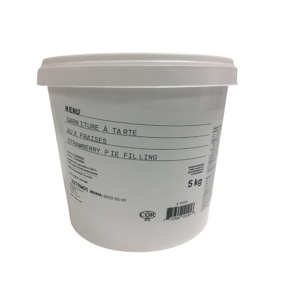 Menu Strawberry Pie Filling, 5 Kg
