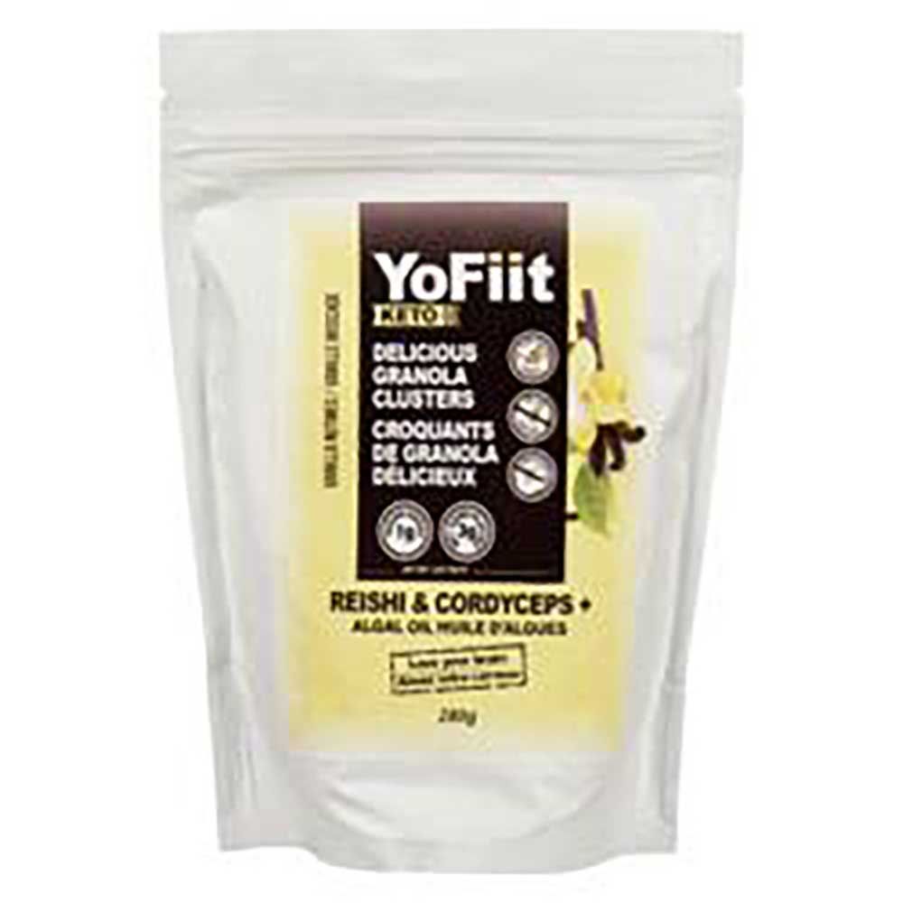 Yofiit Granola À Faible Teneur En Glucides Avec Adaptogènes Noix De Muscade, 280 G -- 33 Par Boîte