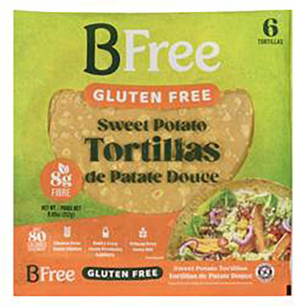Bfree Foods Wraps De Patates Douces, 252 G -- 12 Par Boîte