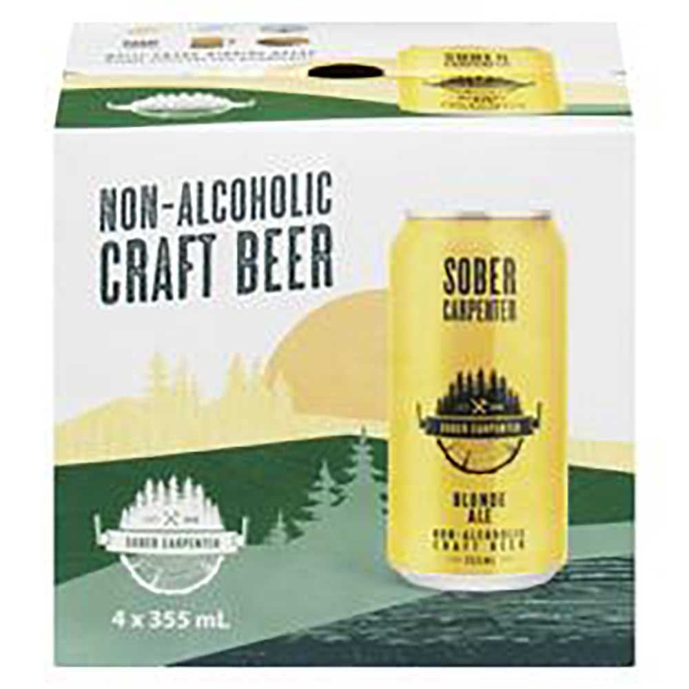 Sober Carpenter Blonde Non-alcoholic Beer, 355 Ml -- 24 Per Case