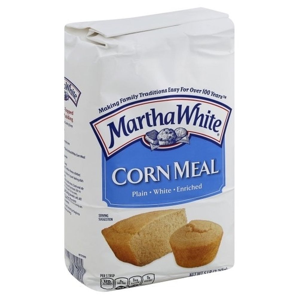 Martha White Plain Cornmeal, 5 Pound -- 8 Per Case