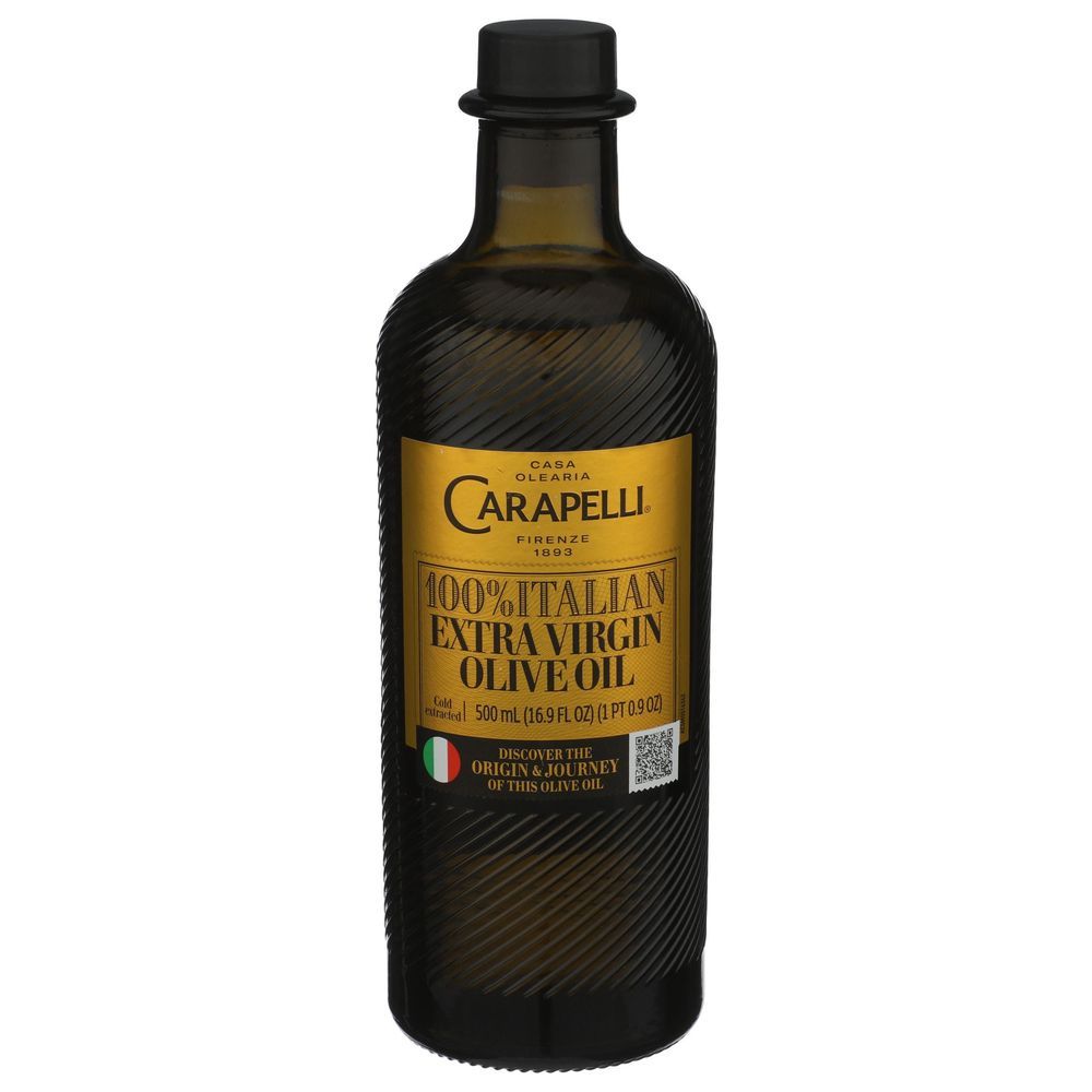 Carapelli 100 Percent Italian Extra Virgin Olive Oil, 500 Milliliter -- 6 Per Case