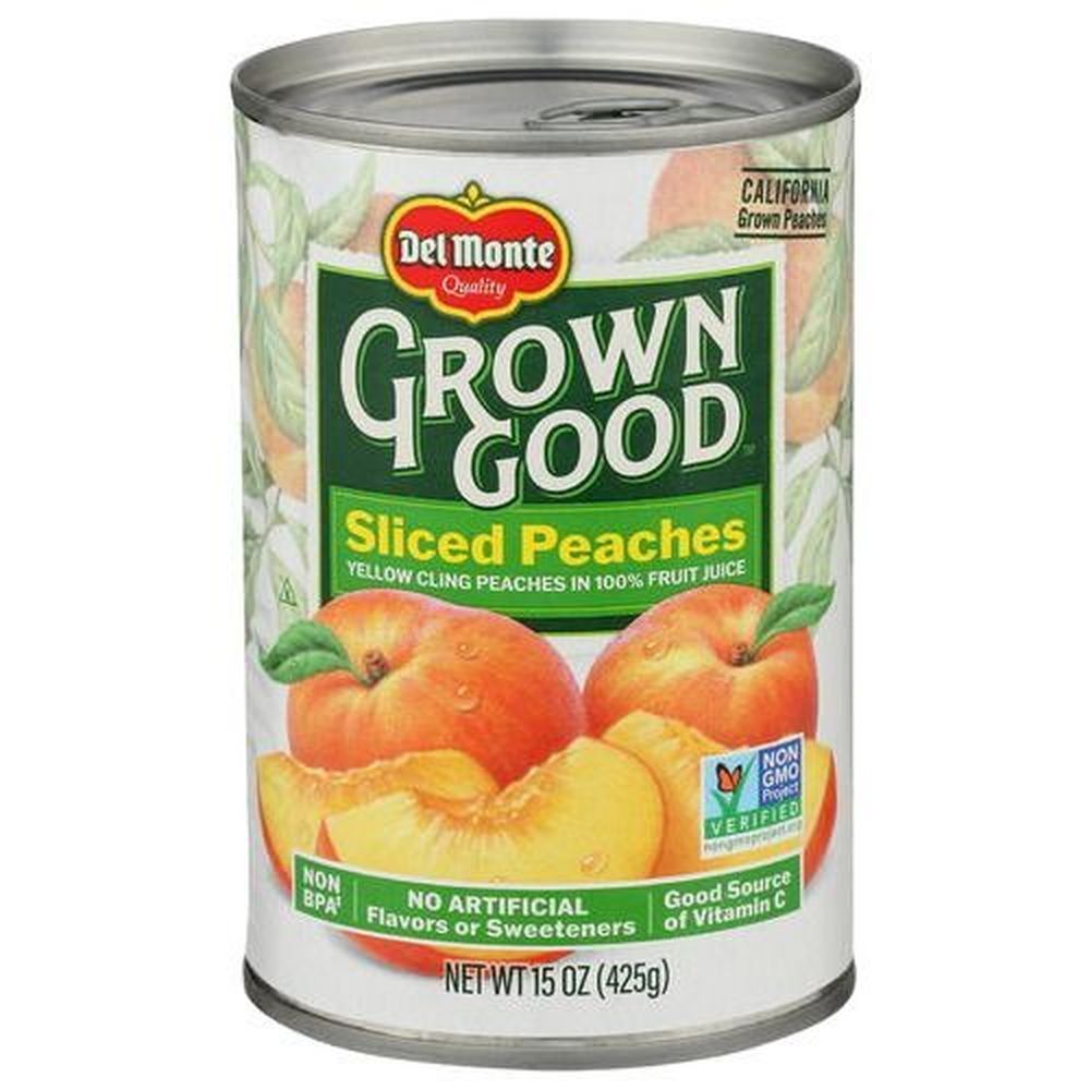 Del Monte Sliced Peaches In Juice, 15 Ounce -- 12 Per Case