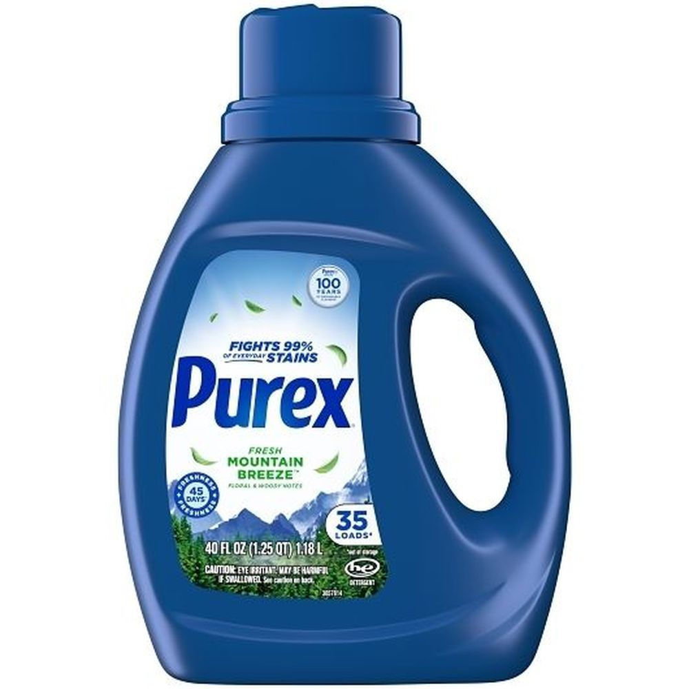 Purex Fresh Mountain Breeze Laundry Detergent, 40 Fluid Ounce -- 6 Per Case