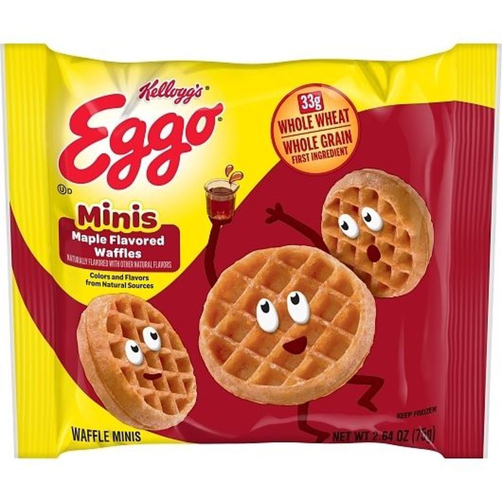 Eggo Bites Maple Mini Waffles, 2.64 Ounce -- 72 Per Case