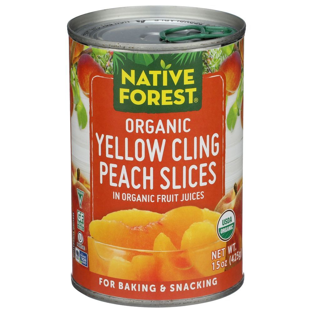 Native Forest Organic Sliced Peaches, 15 Ounce -- 6 Per Case