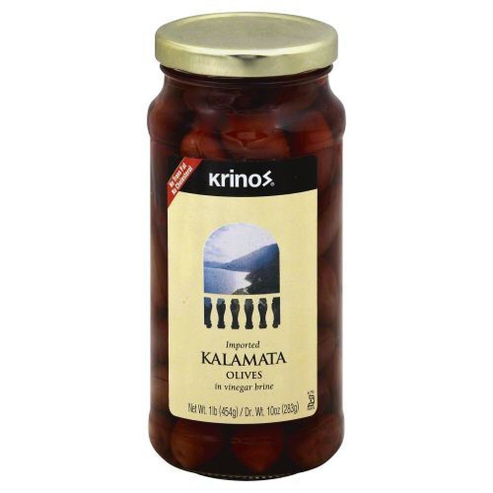 Krinos Kalamata Olives, 16 Ounce -- 6 Per Case