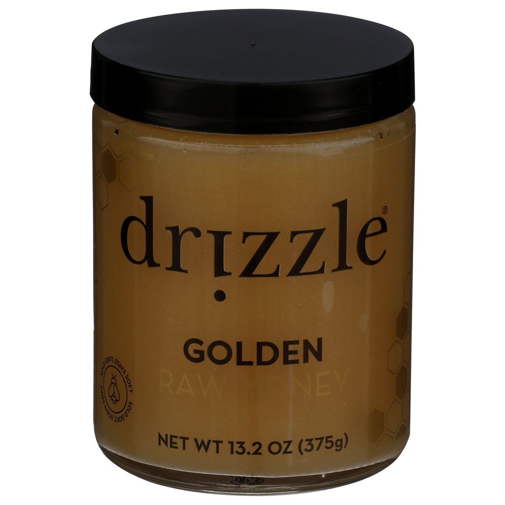 Drizzle Golden Raw Honey, 13.2 Ounce -- 6 Per Case
