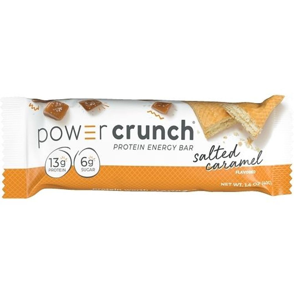 Power Crunch Original Salted Caramel Flavor Protein Energy Bar, 1.4 Ounce -- 30 Per Case
