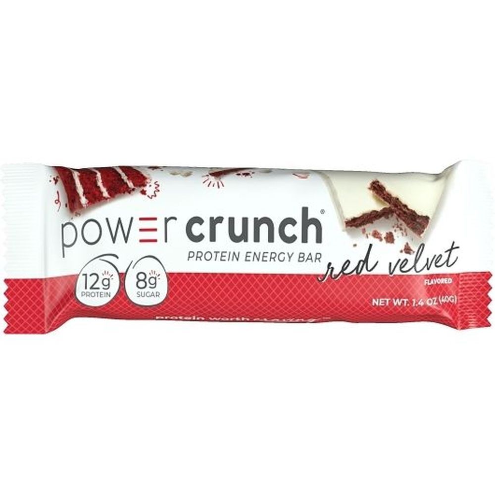 Power Crunch Original Red Velvet Protein Energy Bar, 1.4 Ounce -- 30 Per Case