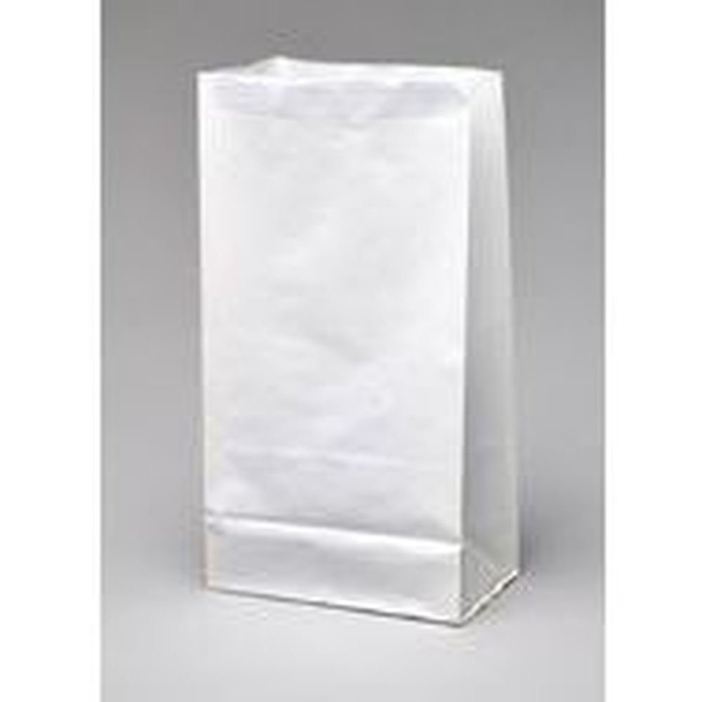 Elkay Plastics 3 Mil Hdpe Seamless White Air Sickness Bag With Adhesive Tape Closure, 4.5 X 2.5 X 8.5 Inch -- 1000 Per Case