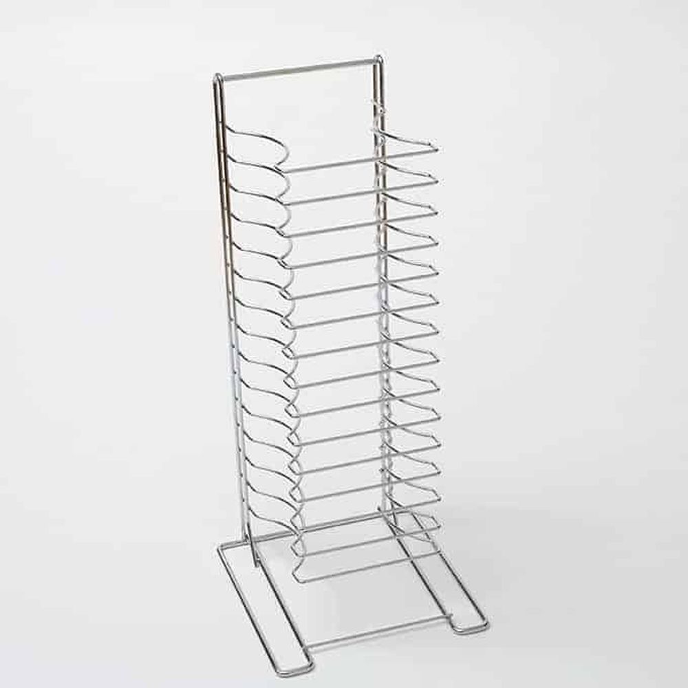 American Metalcraft Chrome-plated Steel Pizza Rack For Up To 1.25 Inch Deep Pans, 31 Inch Height