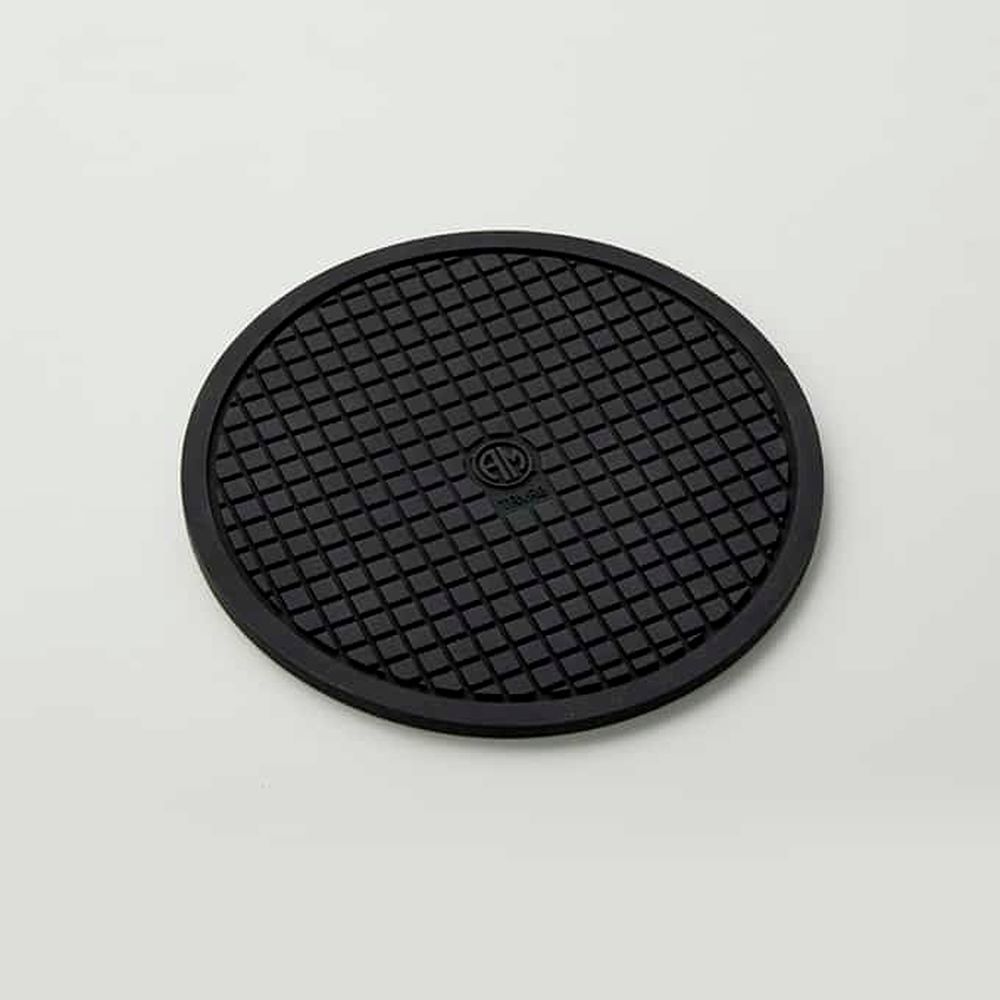 American Metalcraft Black Silicone Round Large Trivet, 8 X 8 Inch