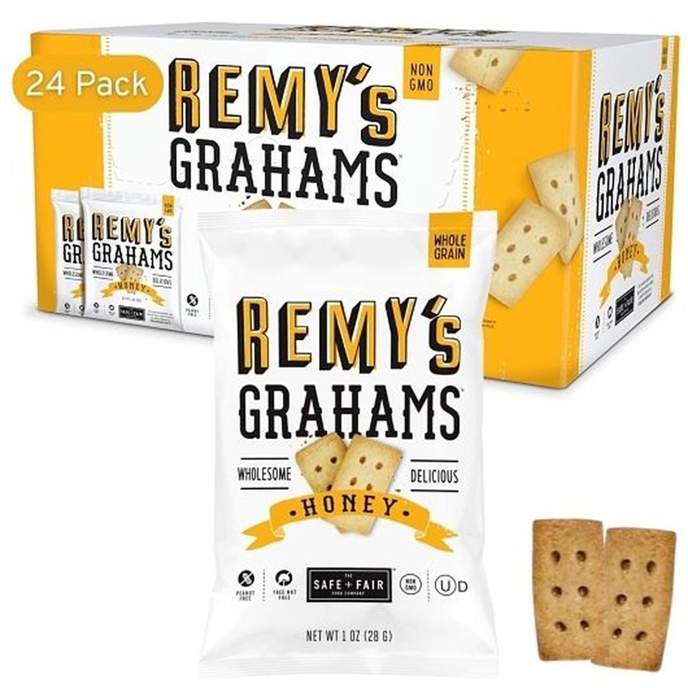 Remy's Honey Grahams Crackers, 1 Ounce -- 24 Per Case