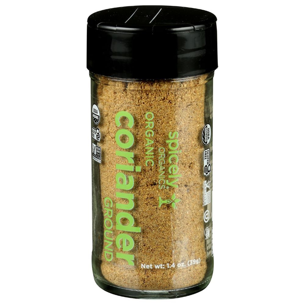 Spicely Organics Ground Coriander, 1.4 Ounce -- 3 Per Case