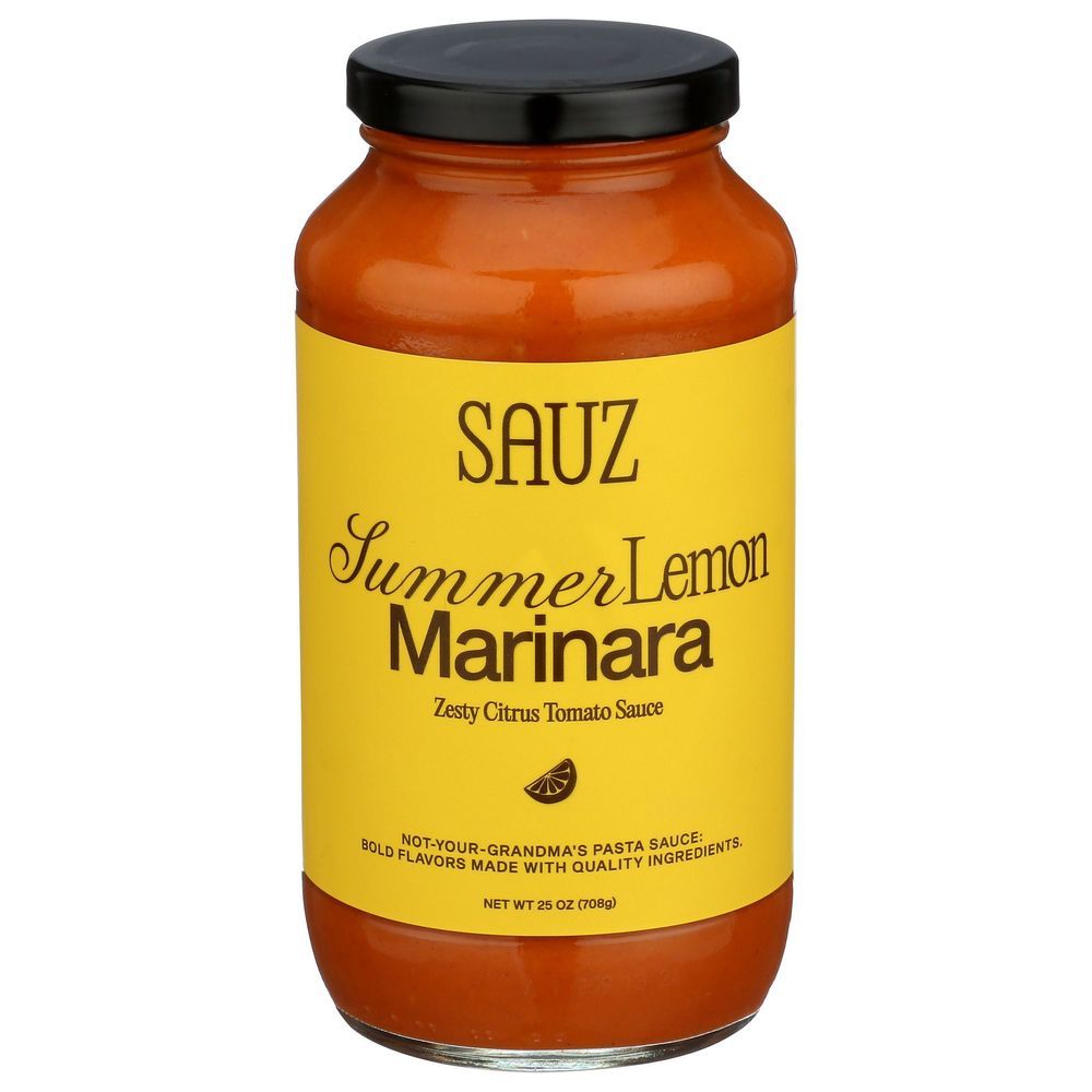 Sauz Summer Lemon Marinara, 25 Ounce -- 12 Per Case