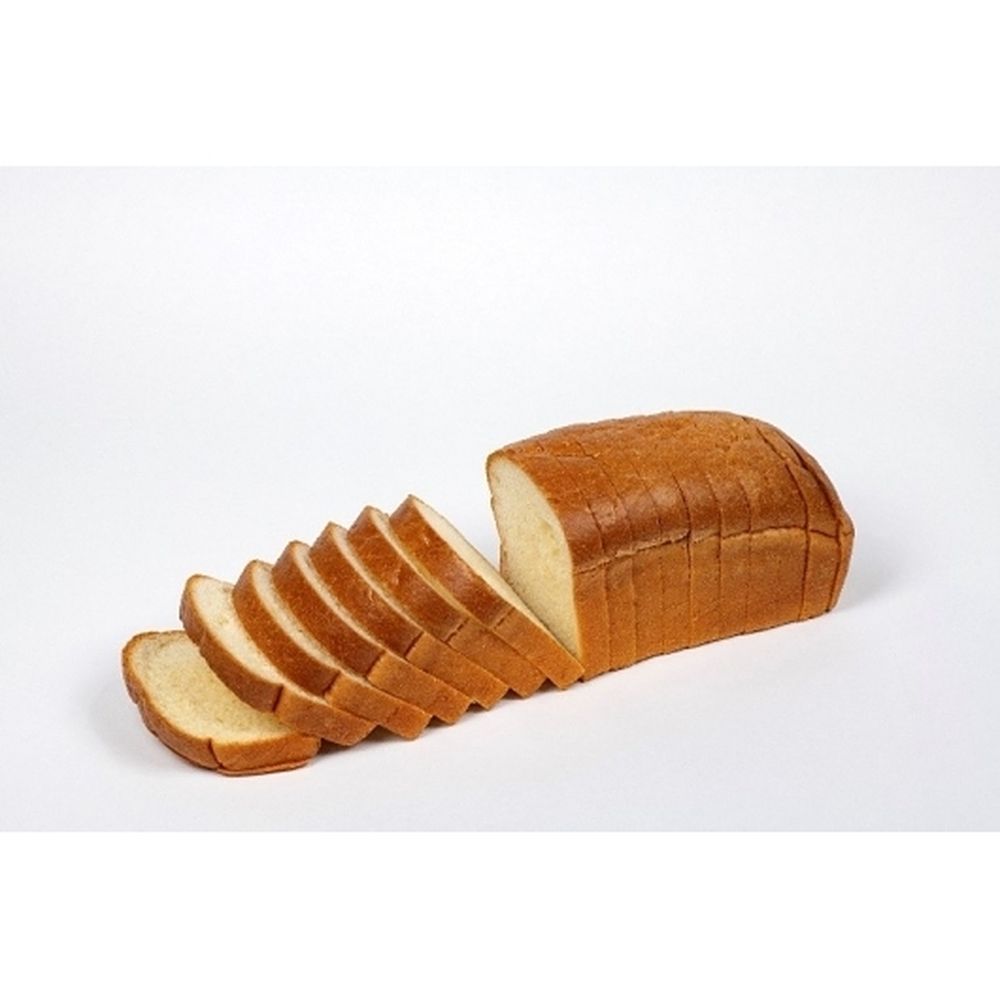 Bread Man Baking White 5/8 Inch Sliced 13 Inch Sandwich Loaf, 10 Count