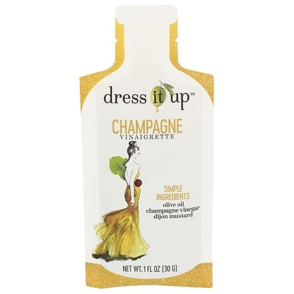 Dress It Up Dressing Champagne Vinaigrette Salad Dressing, 1 Fluid Ounce -- 30 Per Case